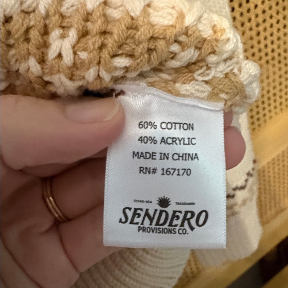 Sendero Provisions Horse zip up pocket sweater cardigan xs NWT - Picture 4 of 4